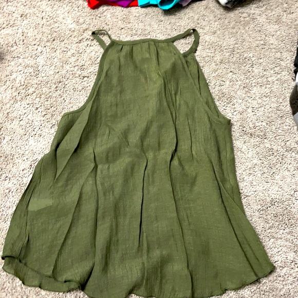 Green Cotton Tank Orange Creek - Picture 2 of 2